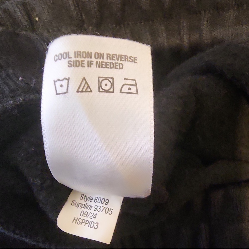 Aéropostale Black Men's Heritage Jogger Sweat Pants Size S White And Blue Logo - Picture 5 of 6
